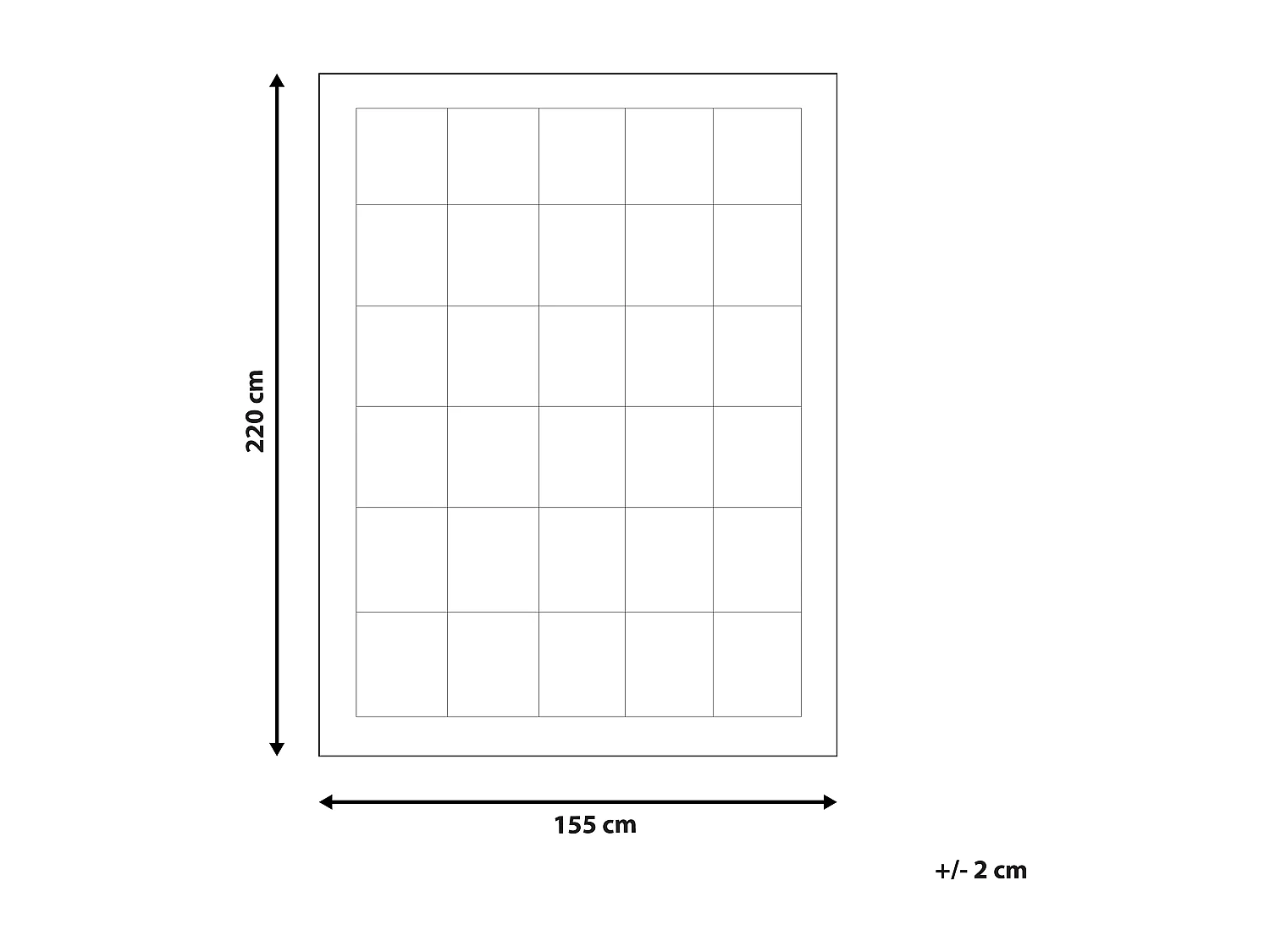 Zomerdekbed warm japara katoen 155 x 220 cm KOUTRA
