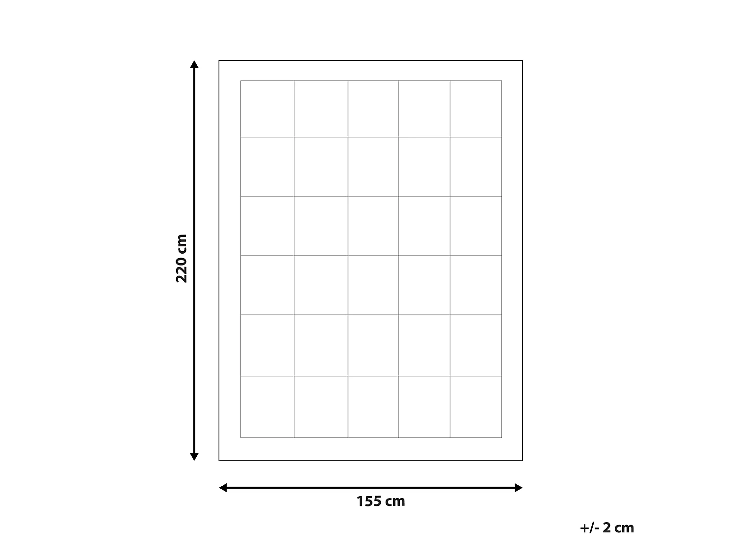 Duvet Microfibre 9 TOG Medium Warm HOWERLA 155 x 220 cm