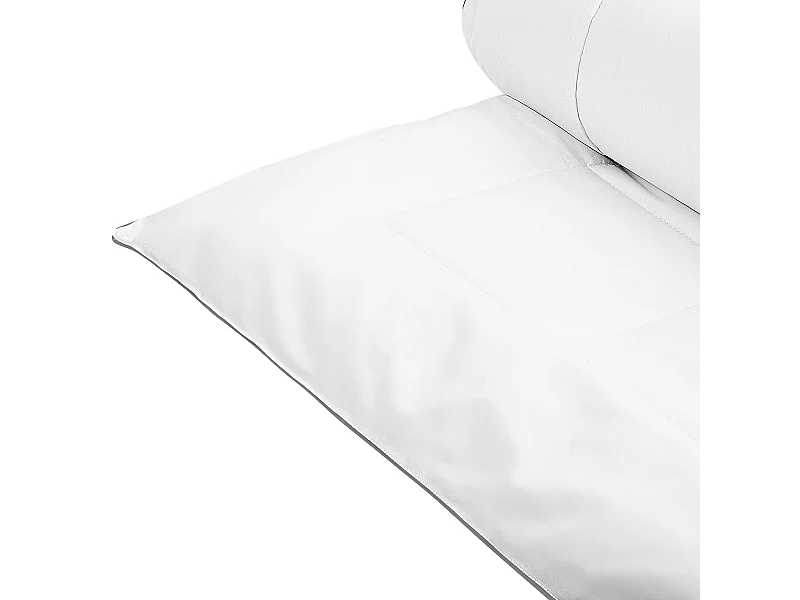 Bettdecke Japara Baumwolle weiß 155 x 220 cm Mikrofaser Füllung extra warm Howerla