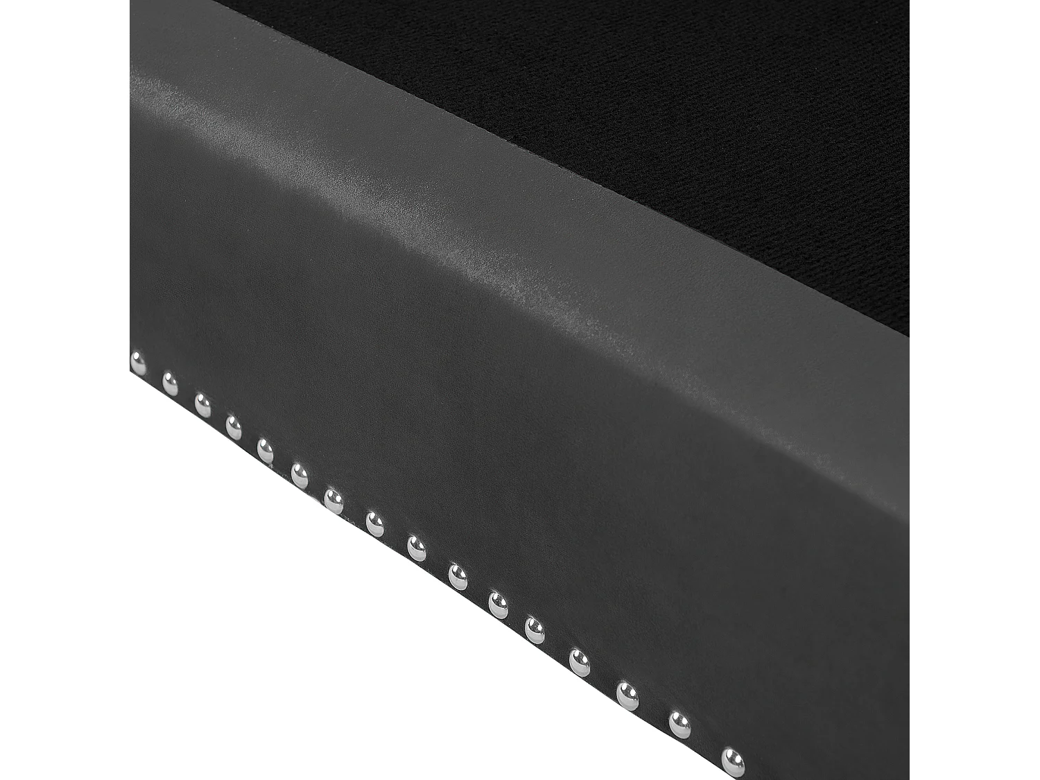 Canapé 3 places AVALDSENES Velours Gris foncé