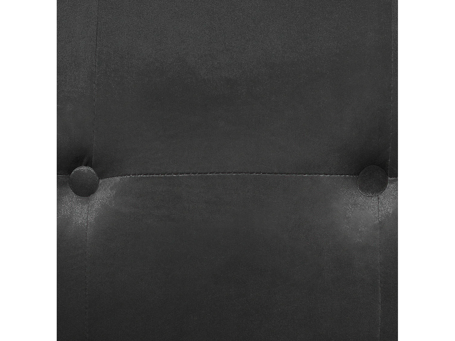 Canapé 3 places AVALDSENES Velours Gris foncé