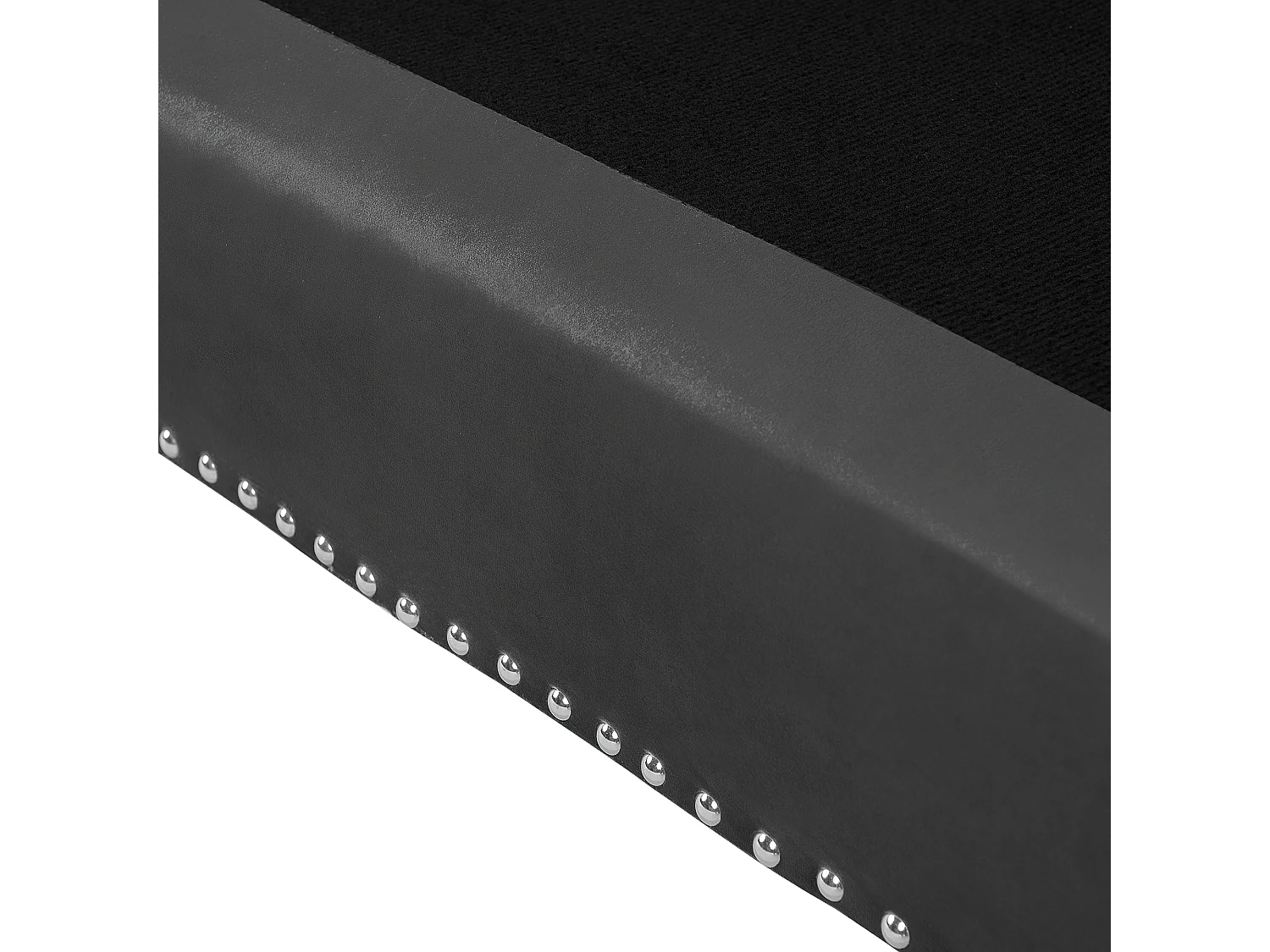 Divano AVALDSENES Velluto Grigio scuro 3 posti