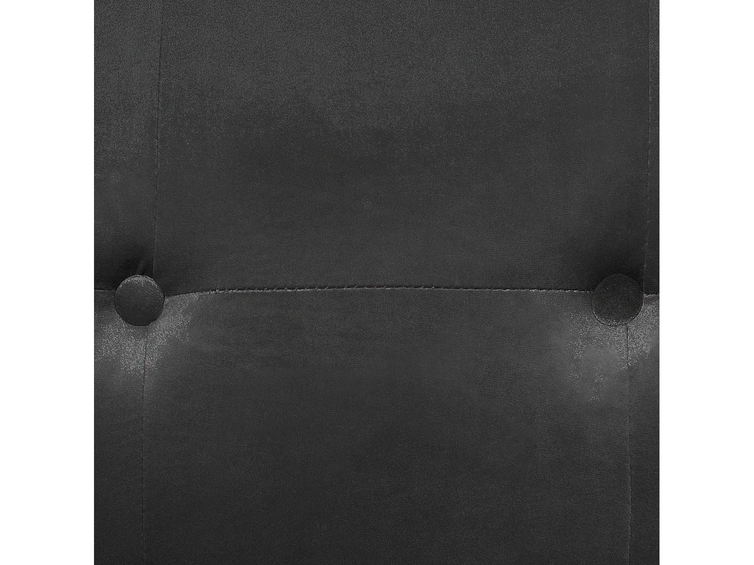 Divano AVALDSENES Velluto Grigio scuro 3 posti