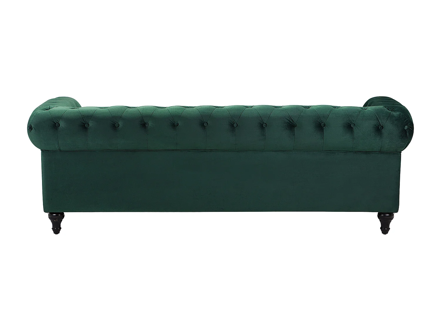 Divano CHESTERFIELD Velluto Verde smeraldo 3 posti