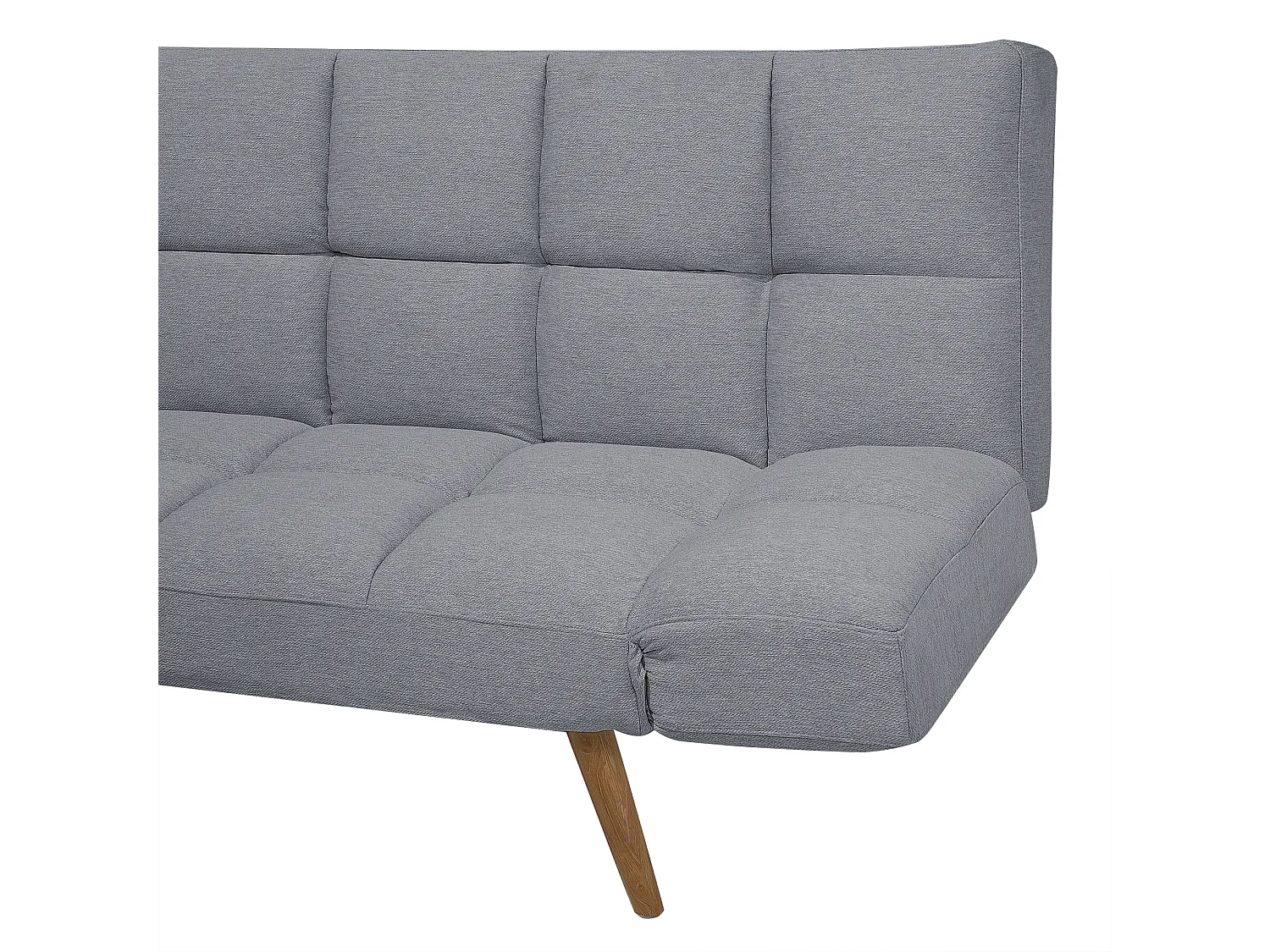 Divano letto INGARO Tessuto Grigio 2 posti