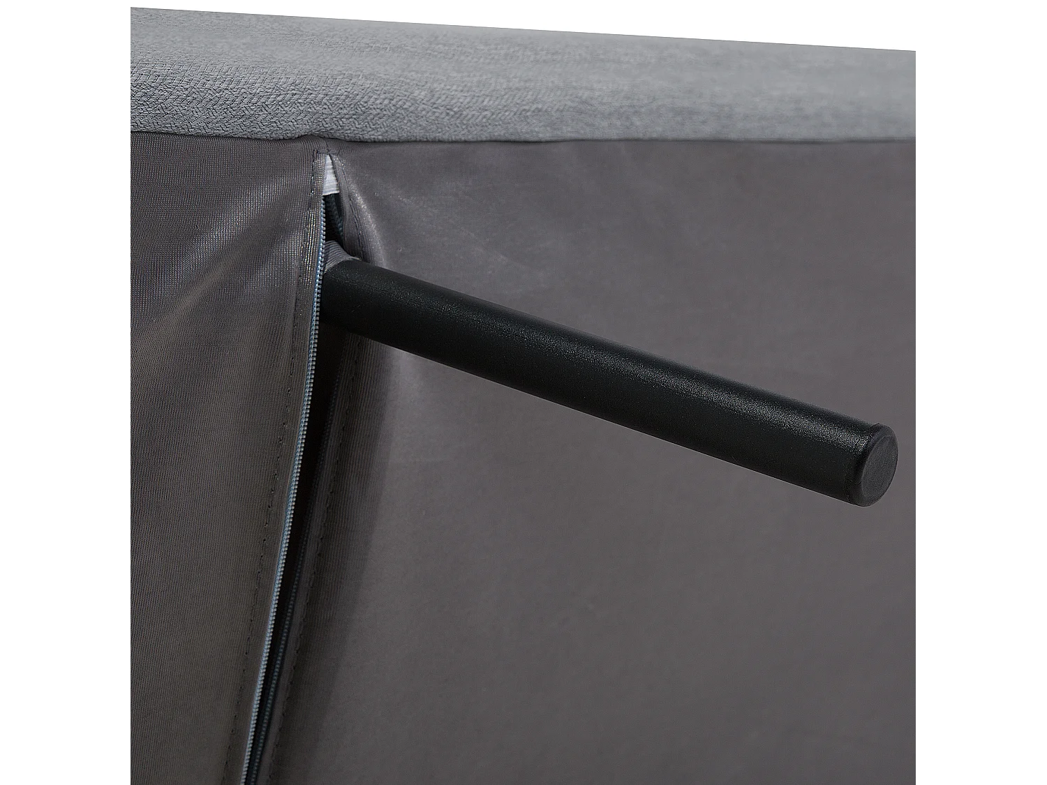 Divano letto INGARO Tessuto Grigio 2 posti