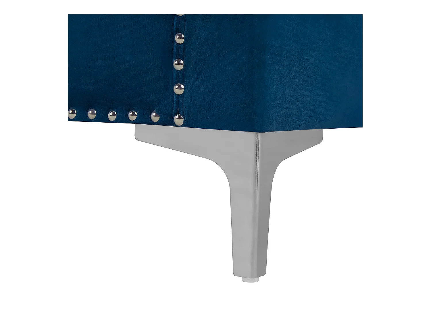 Bank AVALDSENES Fluweel Marineblauw 3-zitter