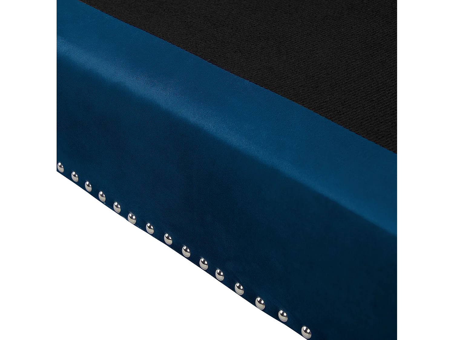 Sofá AVALDSENES Terciopelo Azul marino 3 plazas