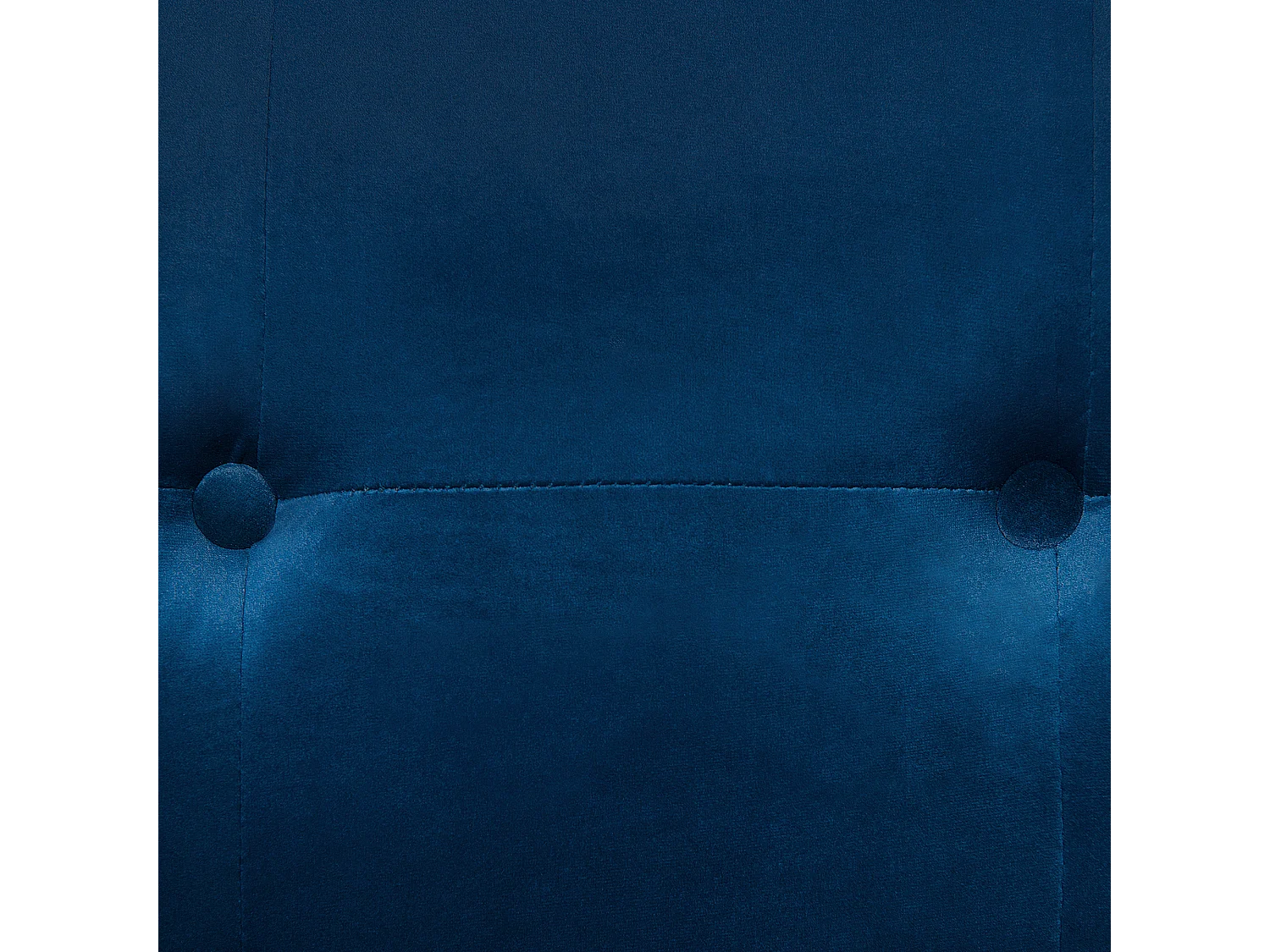 Sofá AVALDSENES Terciopelo Azul marino 3 plazas