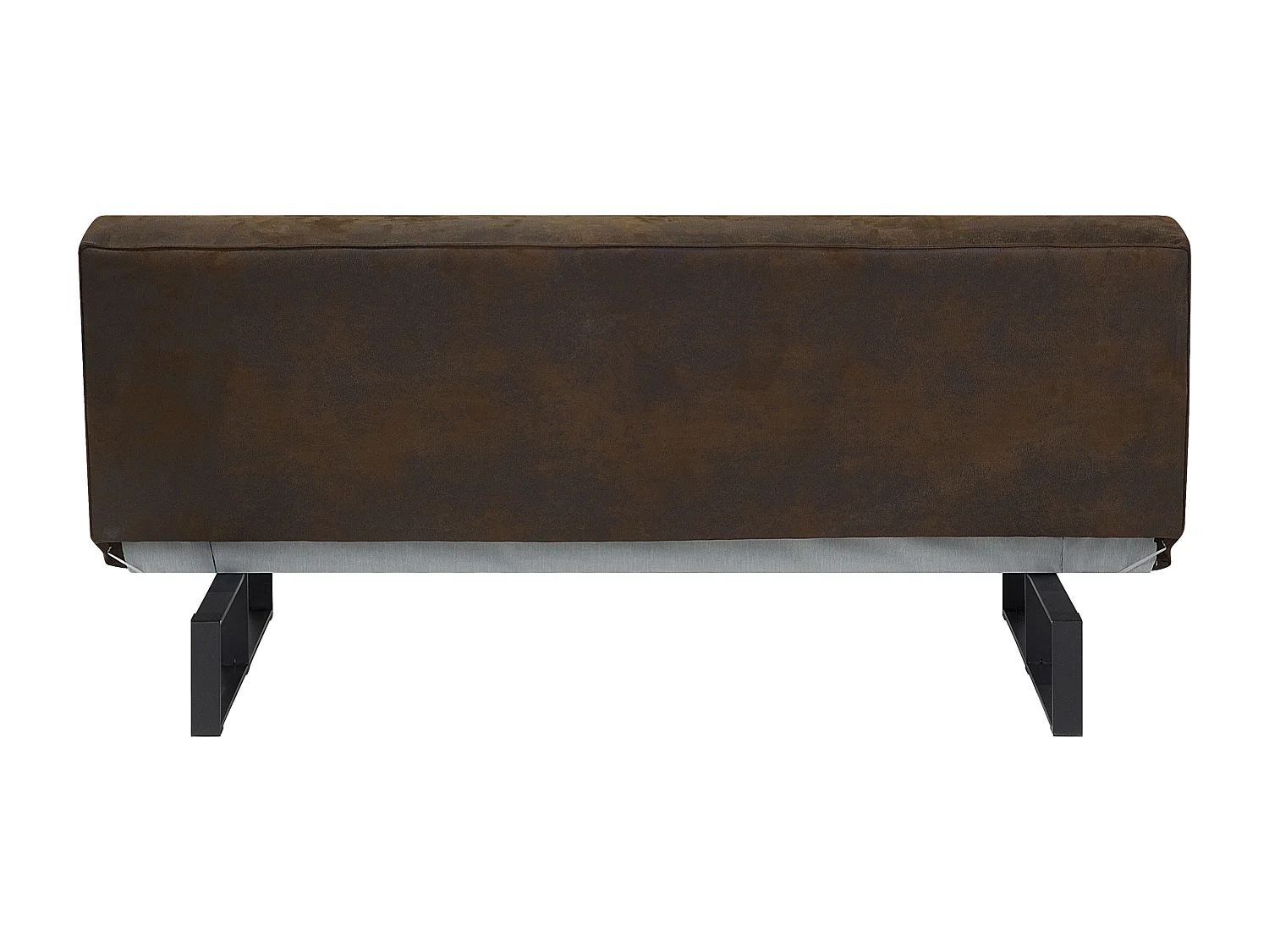 Sofa rozkładana DERBY Ekoskóra Złoty brąz dla 3 osób