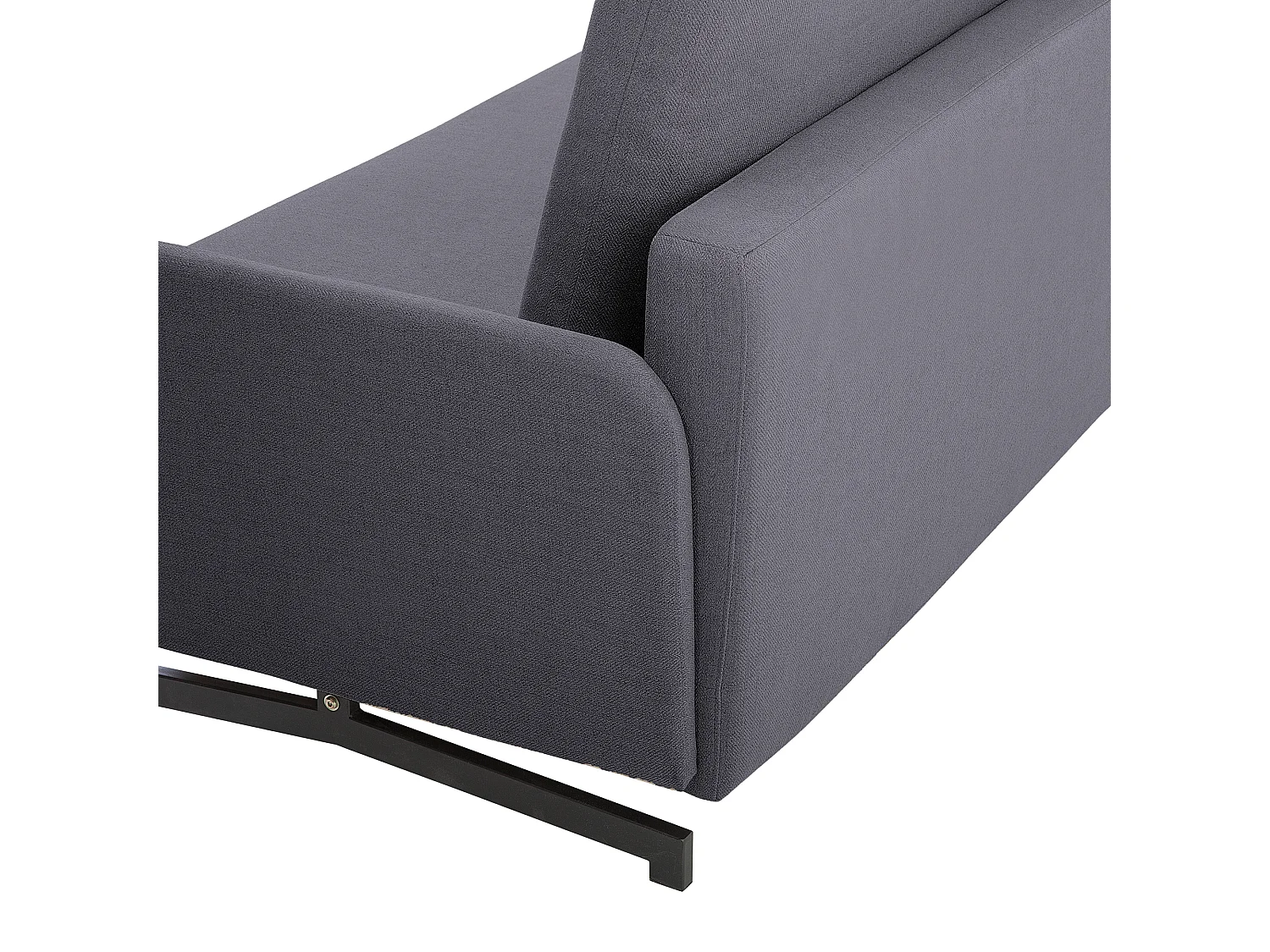 Canapé-lit 2 places BELFAST Tissu Gris