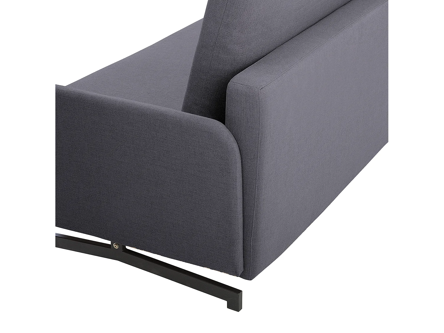 Canapé-lit 2 places BELFAST Tissu Gris