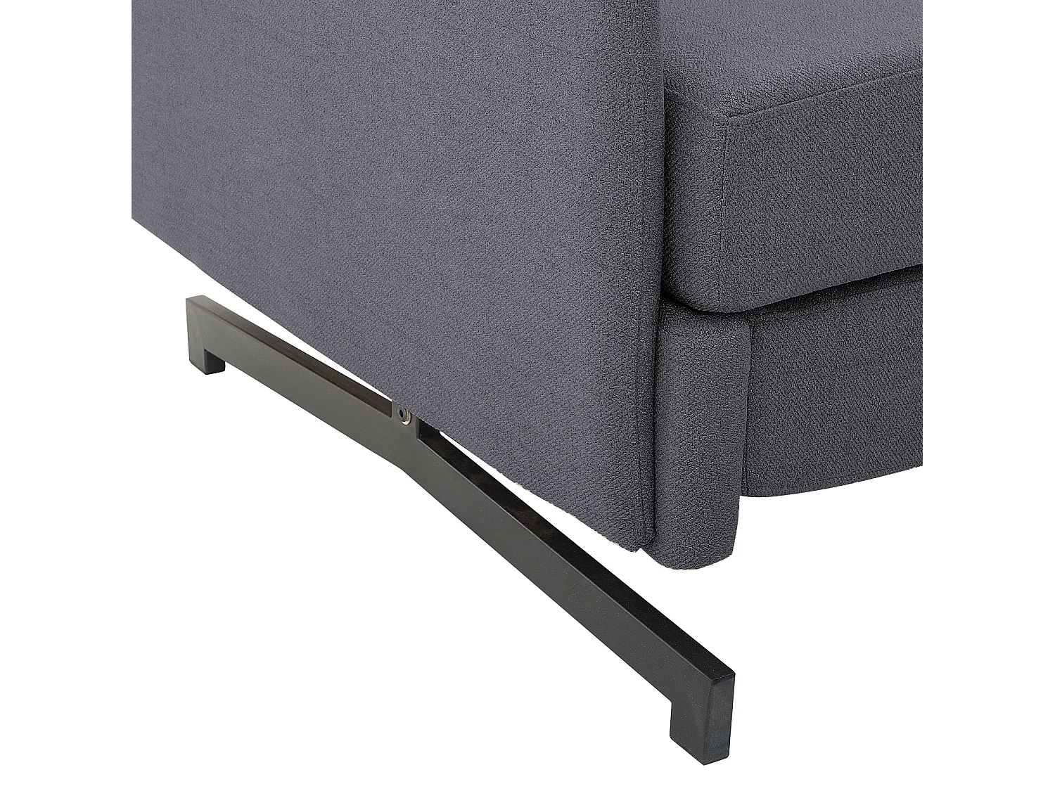 Canapé-lit 2 places BELFAST Tissu Gris