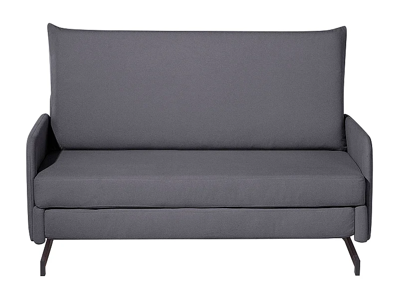 Divano letto BELFAST Tessuto Grigio 2 posti