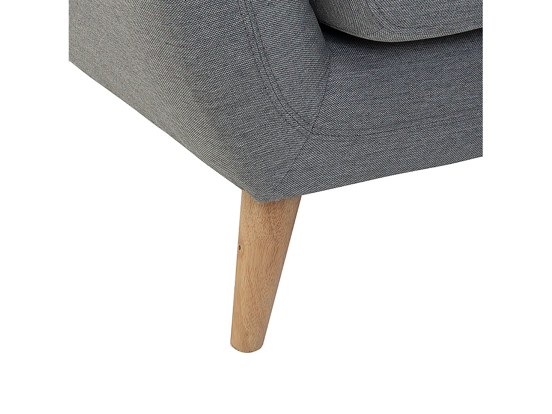 Divano MOTALA Tessuto Grigio chiaro 3 posti