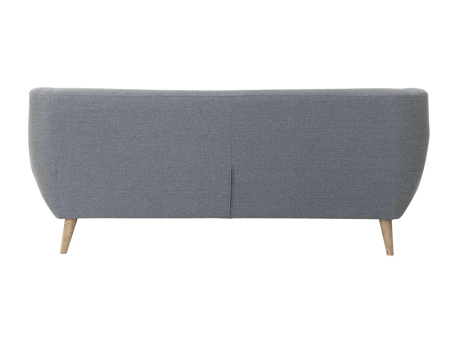 Sofa MOTALA Stoff Hellgrau 3-Sitzer