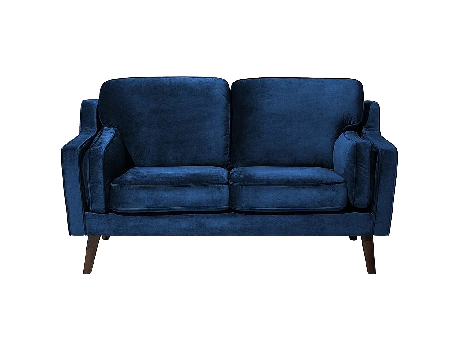 Bank LOKKA Fluweel Marineblauw 2-zitter
