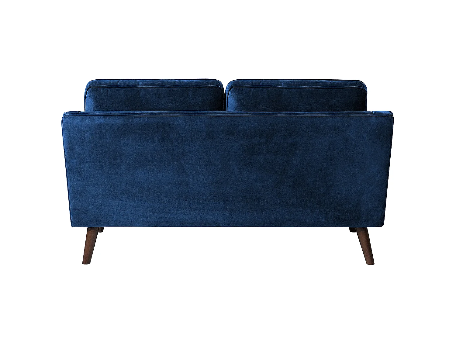 Bank LOKKA Fluweel Marineblauw 2-zitter