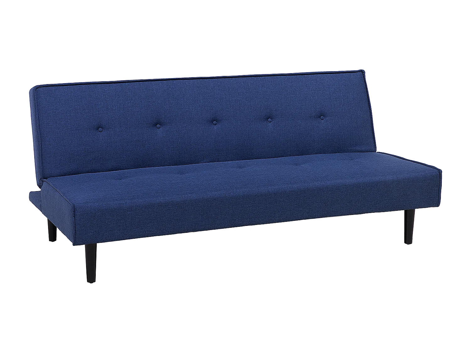 Slaapbank VISBY Stof Marineblauw 3-zitter