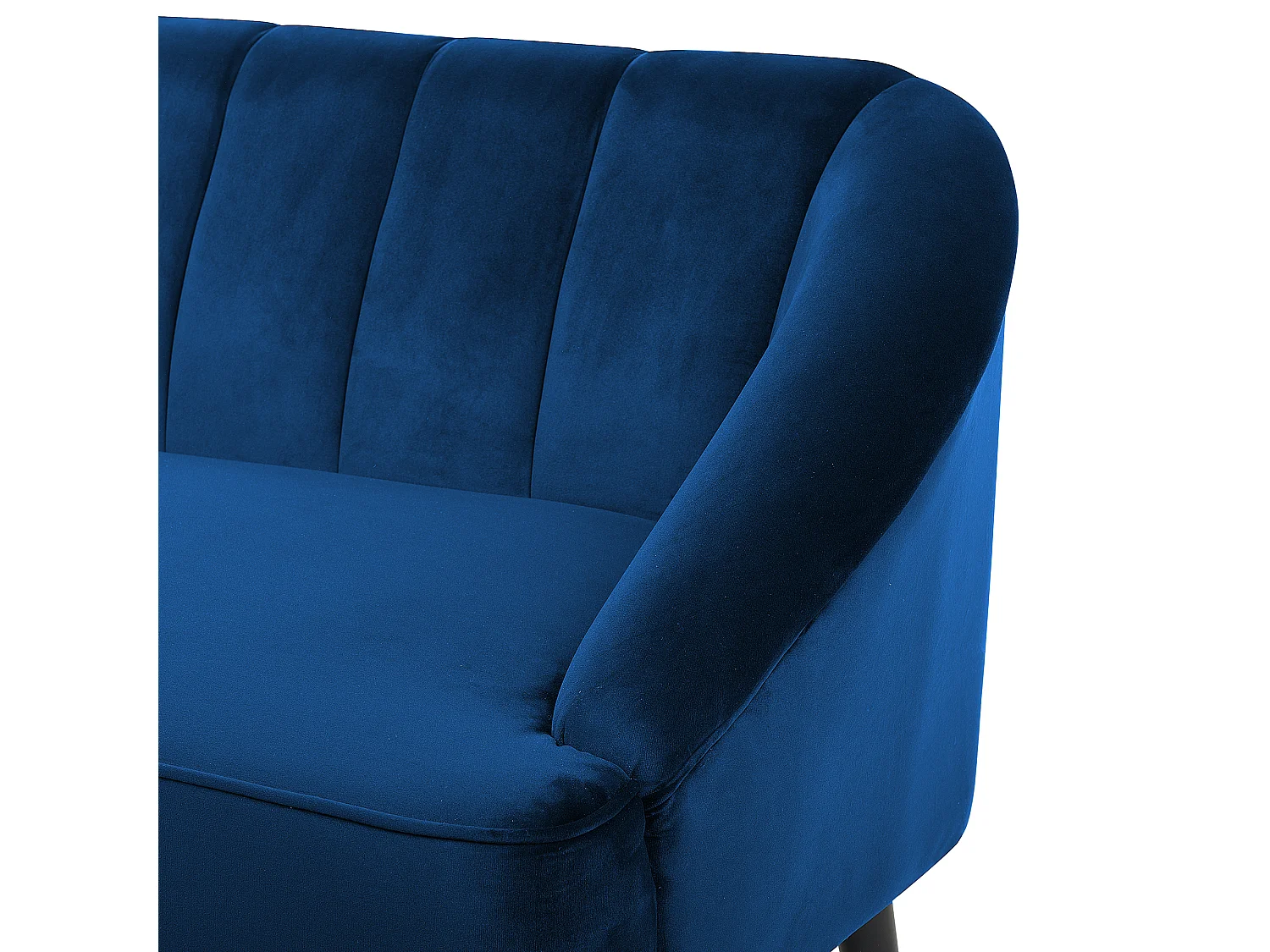 Bank ALSVAG Fluweel Marineblauw 3-zitter