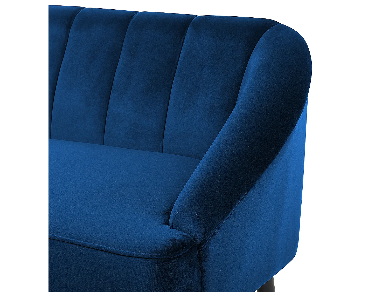 Divano ALSVAG Velluto Blu marino 3 posti