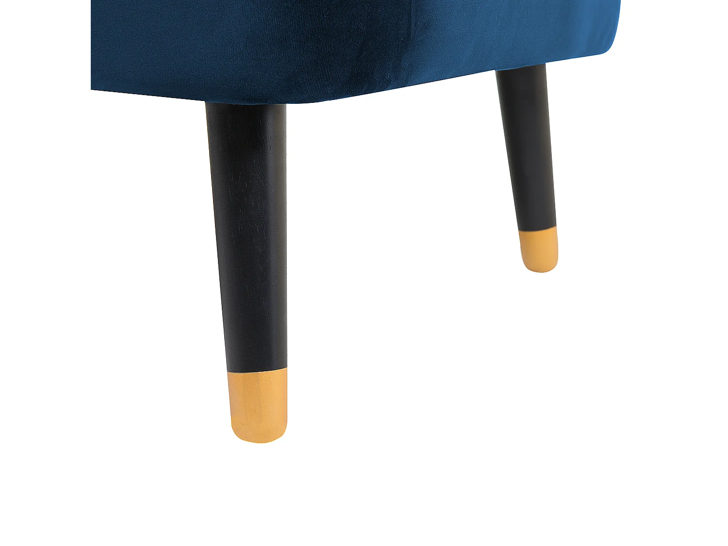 Divano ALSVAG Velluto Blu marino 3 posti