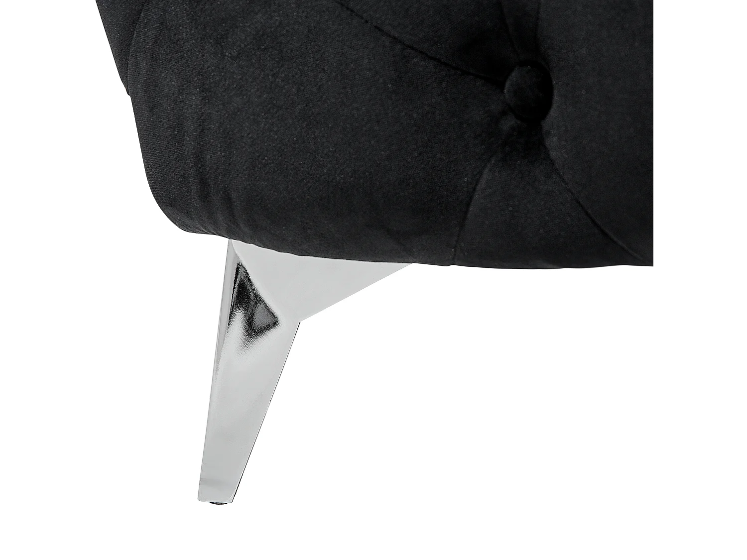 Klassisches Polstersofa Samtstoff Chesterfield Style schwarz Sotra