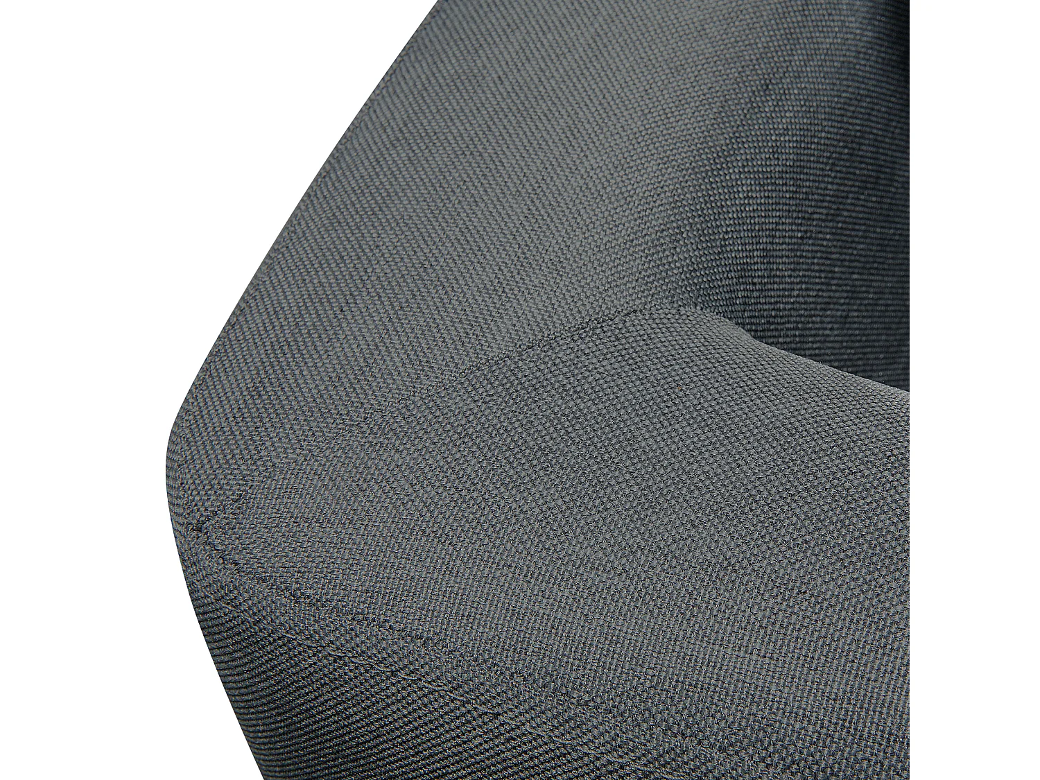 Canapé d'Angle à droite en Tissu Gris Foncé avec Appui-Tête Réglable Stockholm