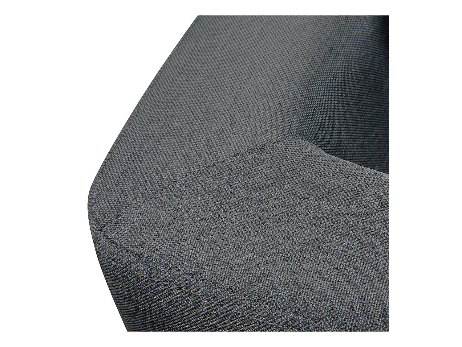 Canapé d'Angle à droite en Tissu Gris Foncé avec Appui-Tête Réglable Stockholm
