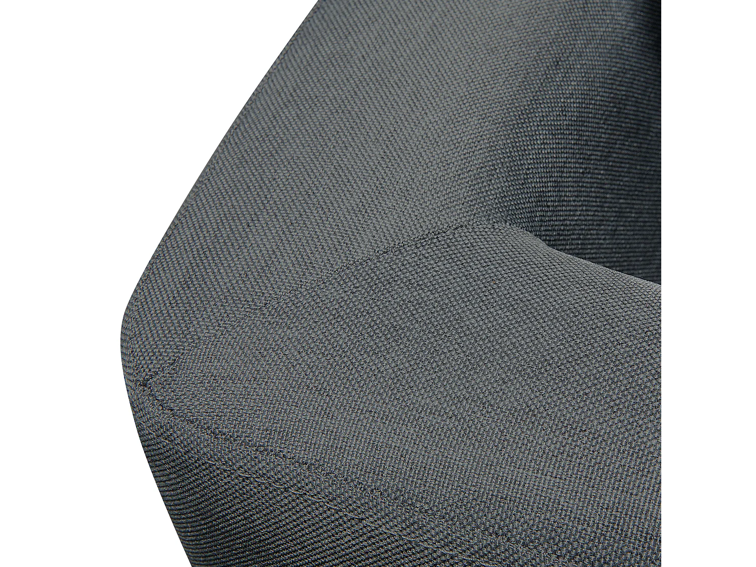 Canapé d'Angle à droite en Tissu Gris Foncé avec Appui-Tête Réglable Stockholm