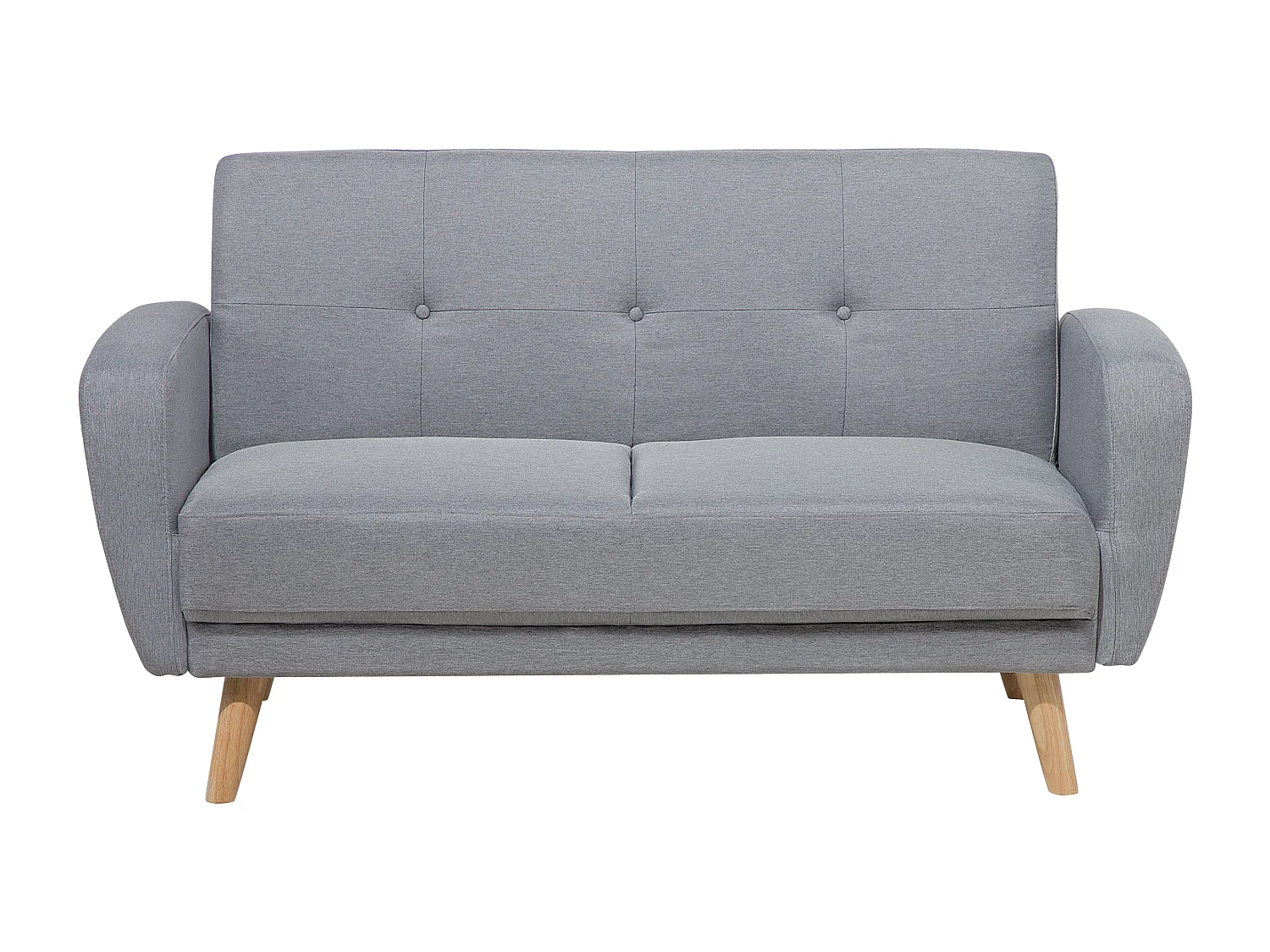 Sofá-cama FLORLI Tecido Cinzento claro 2 lugares