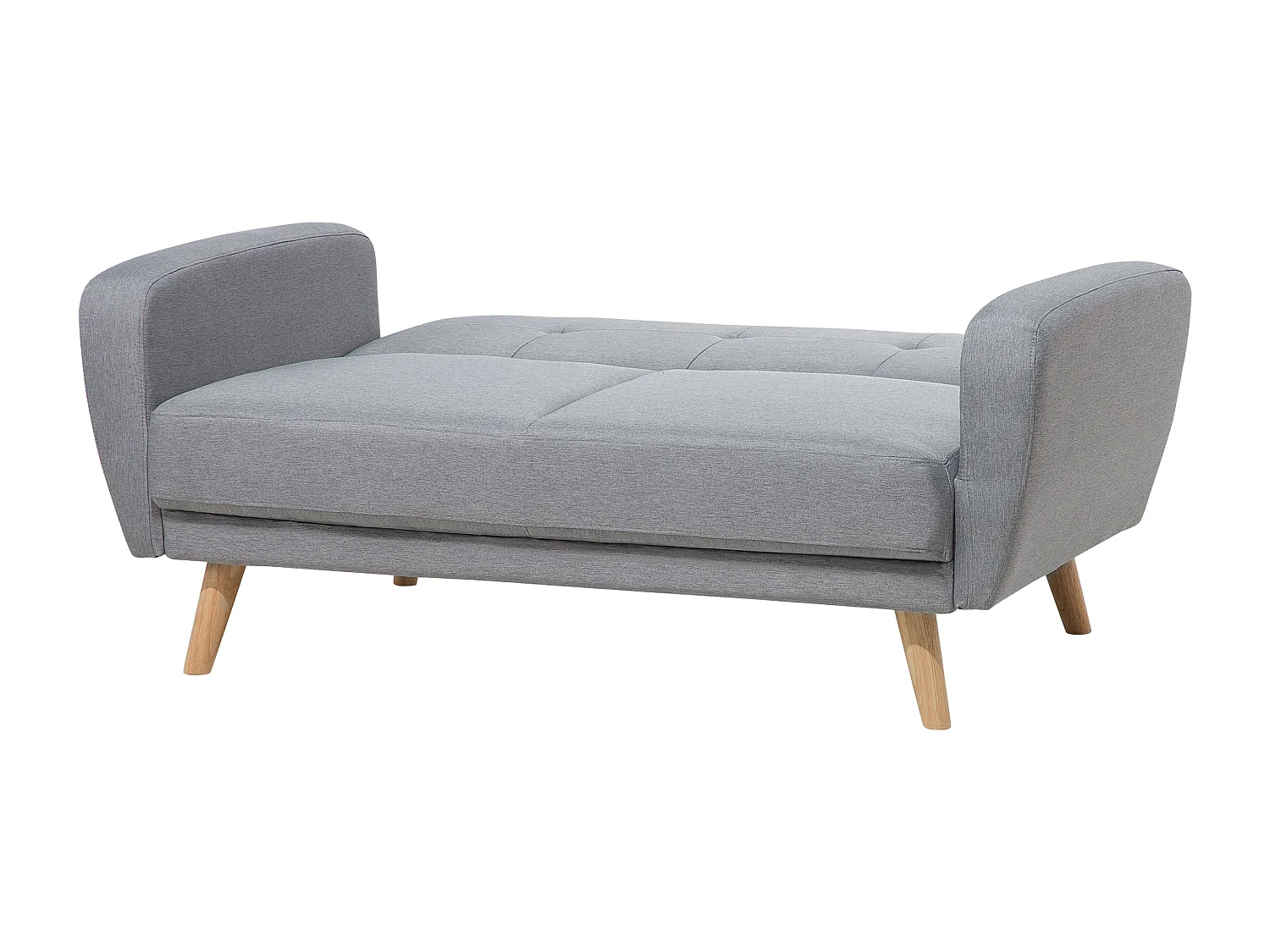 Sofá-cama FLORLI Tecido Cinzento claro 2 lugares