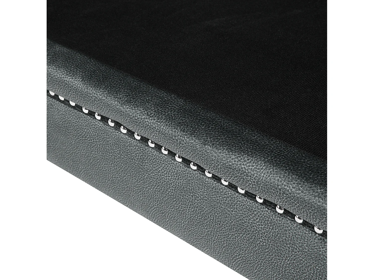 Sofa aus Samtstoff Grau 2-Sitzer modernes Wohnzimmer-Sofa Gaula