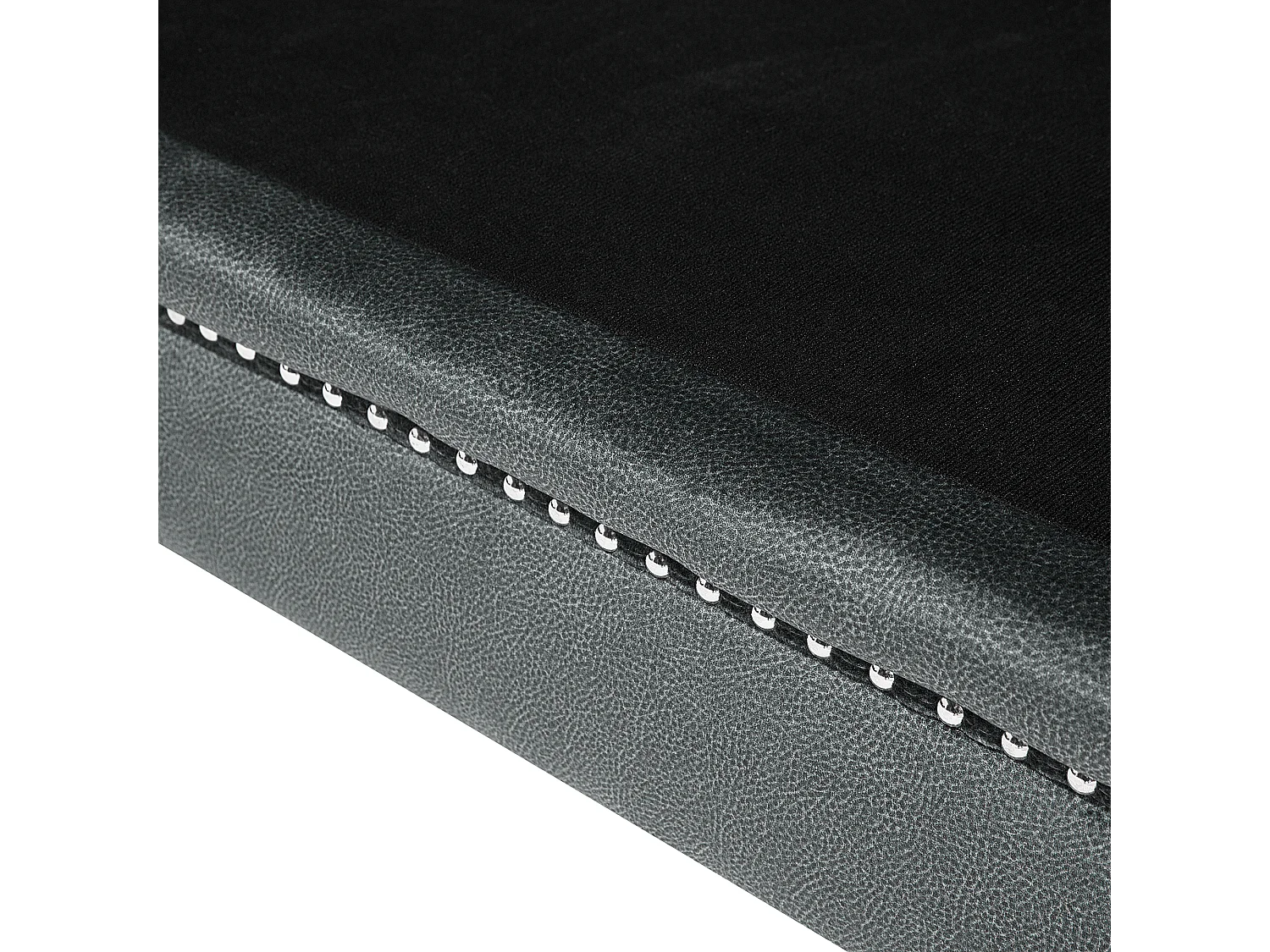 Divano GAULA Velluto Grigio 2 posti