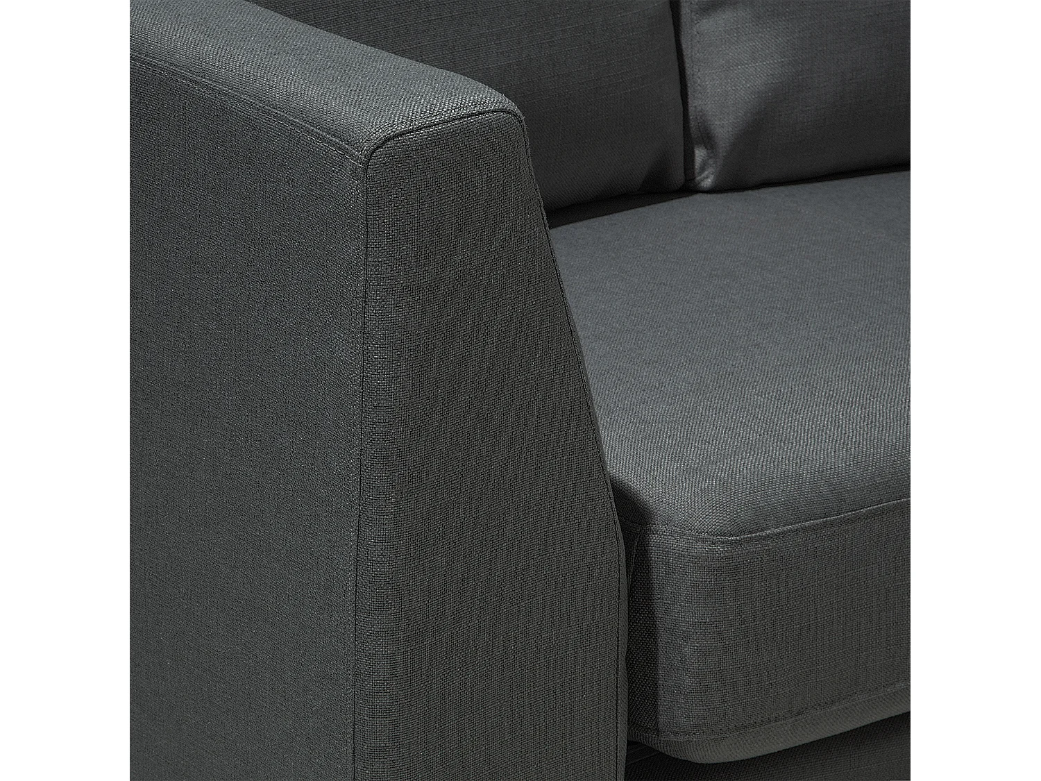 Canapé arrondi 7 places ROTUNDE Tissu Gris foncé