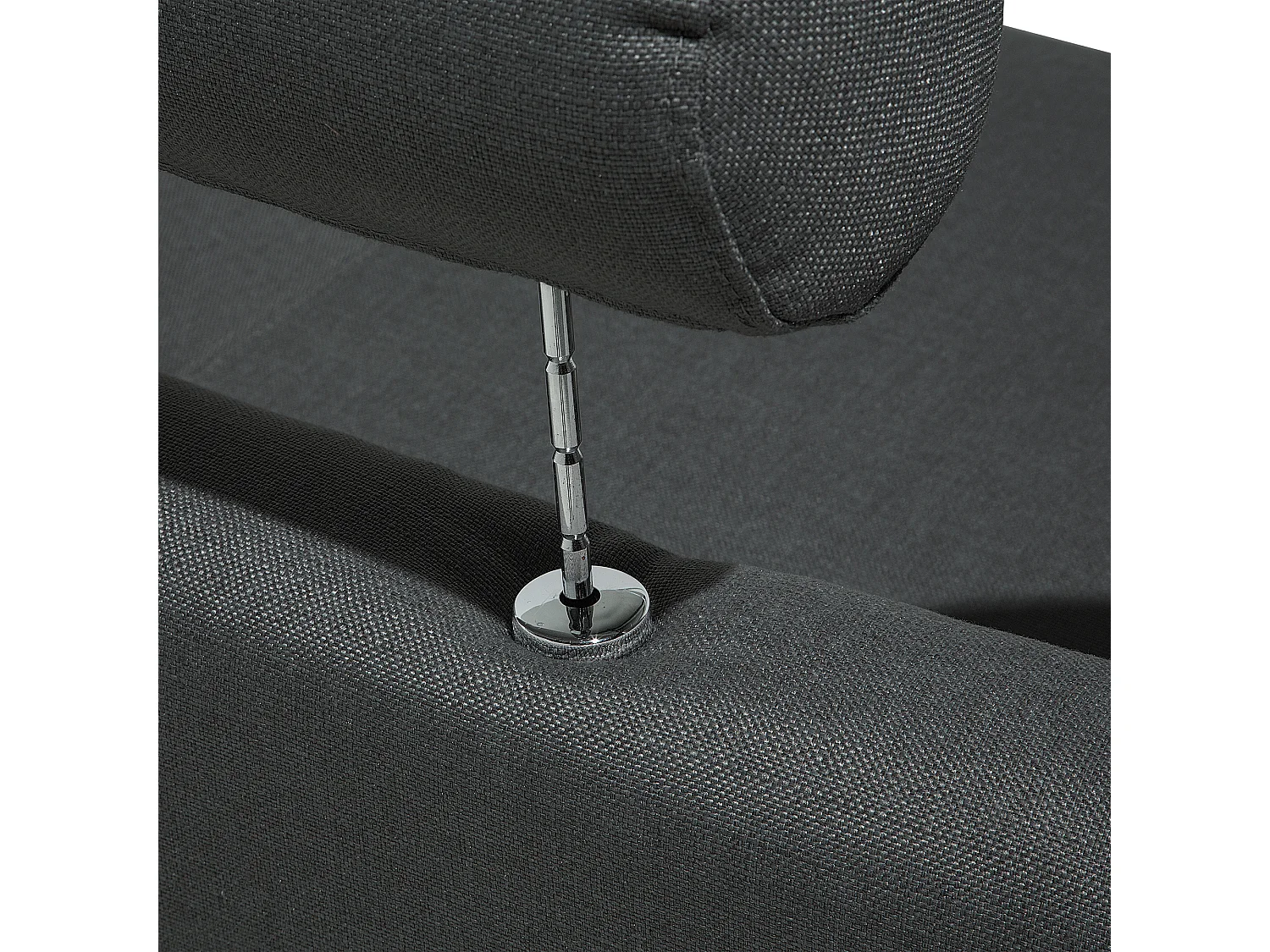 Canapé arrondi 7 places ROTUNDE Tissu Gris foncé