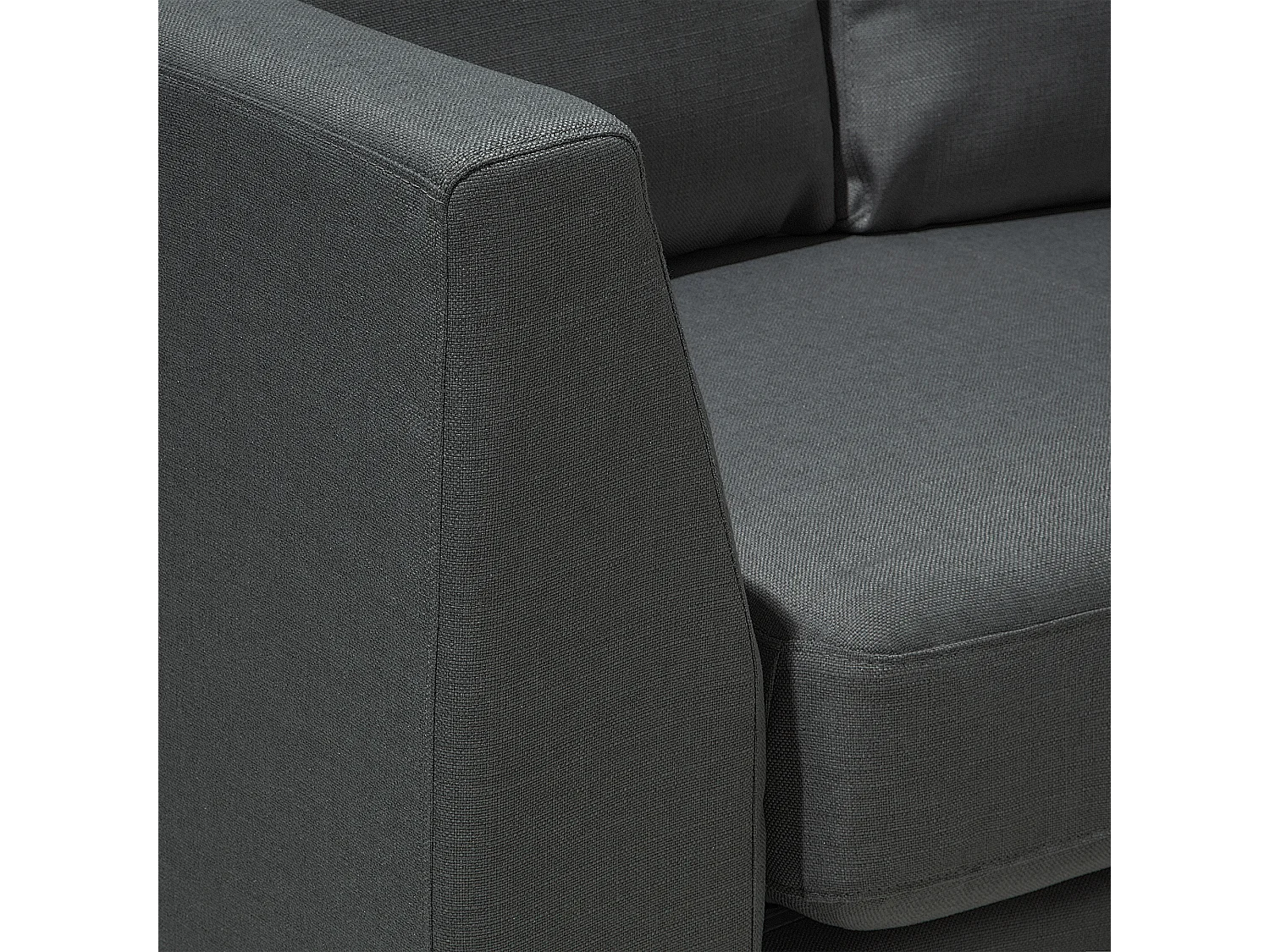 Canapé arrondi 7 places ROTUNDE Tissu Gris foncé