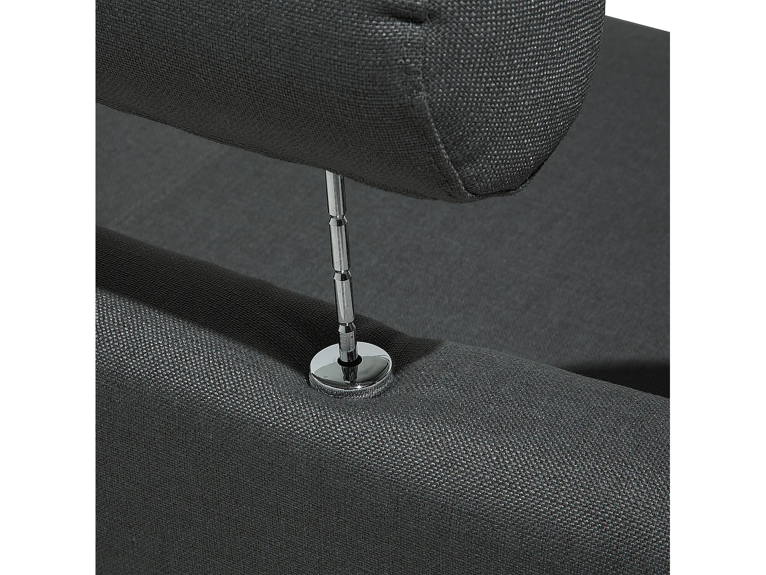 Canapé arrondi 7 places ROTUNDE Tissu Gris foncé