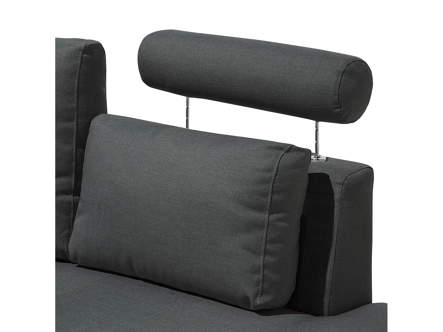 Canapé arrondi 7 places ROTUNDE Tissu Gris foncé