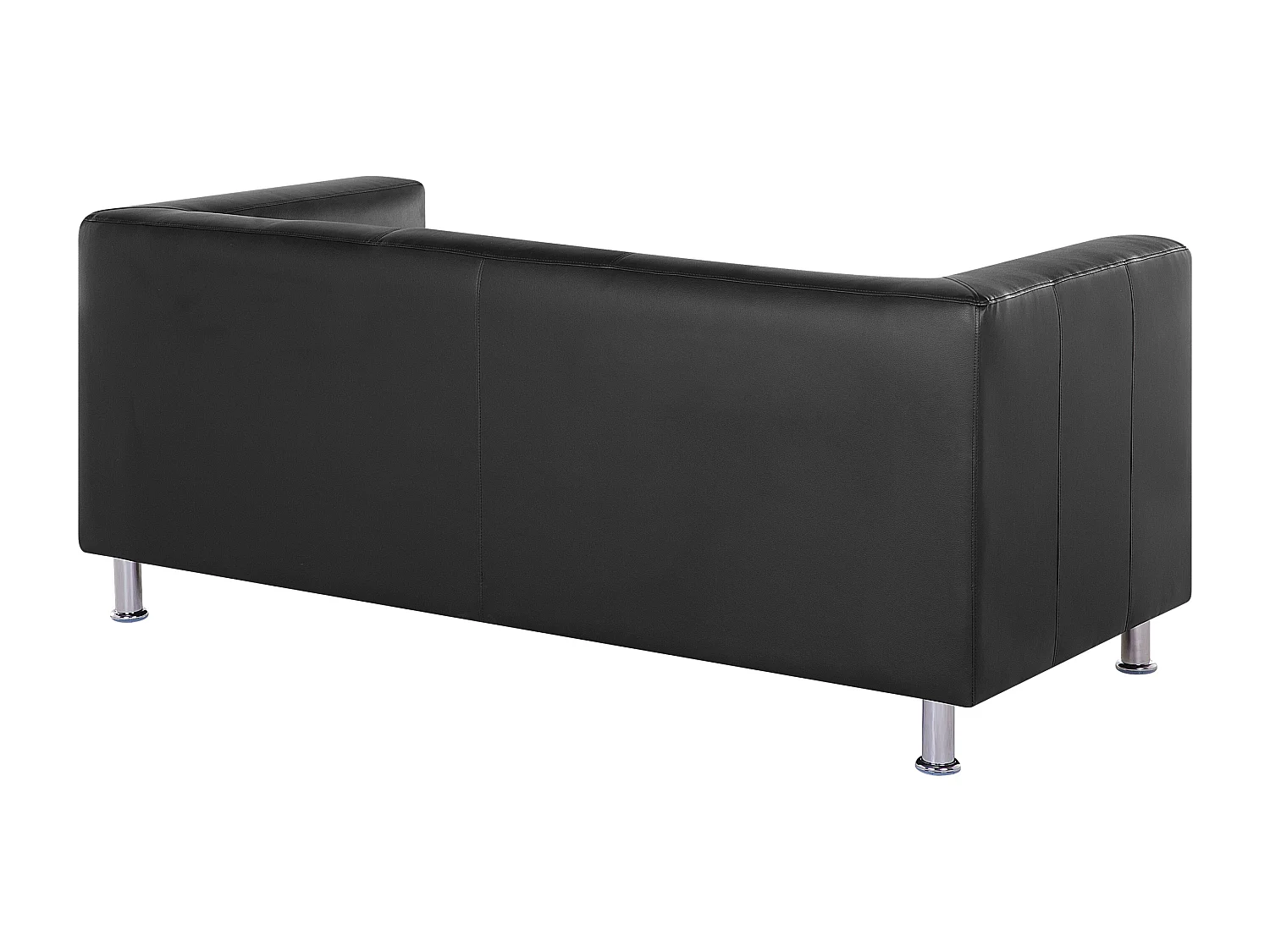 Canapé 3 places FLORO Cuir PU Noir