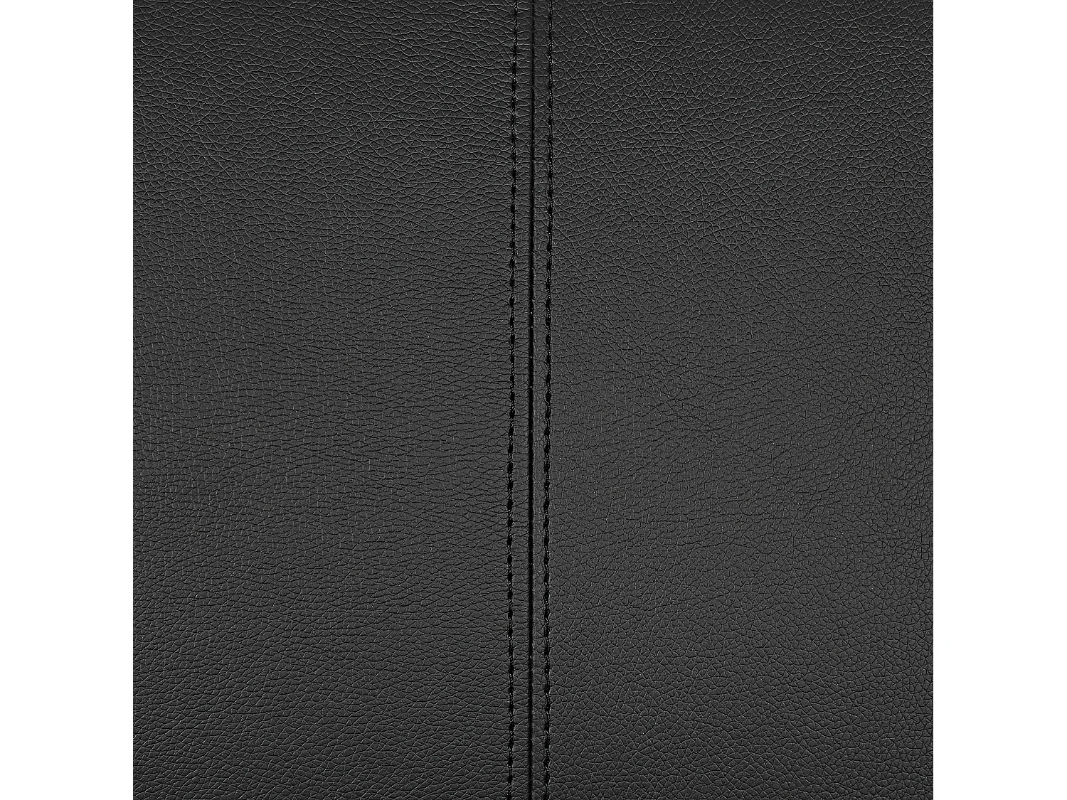 Canapé FLORO Cuir PU Noir 3 places