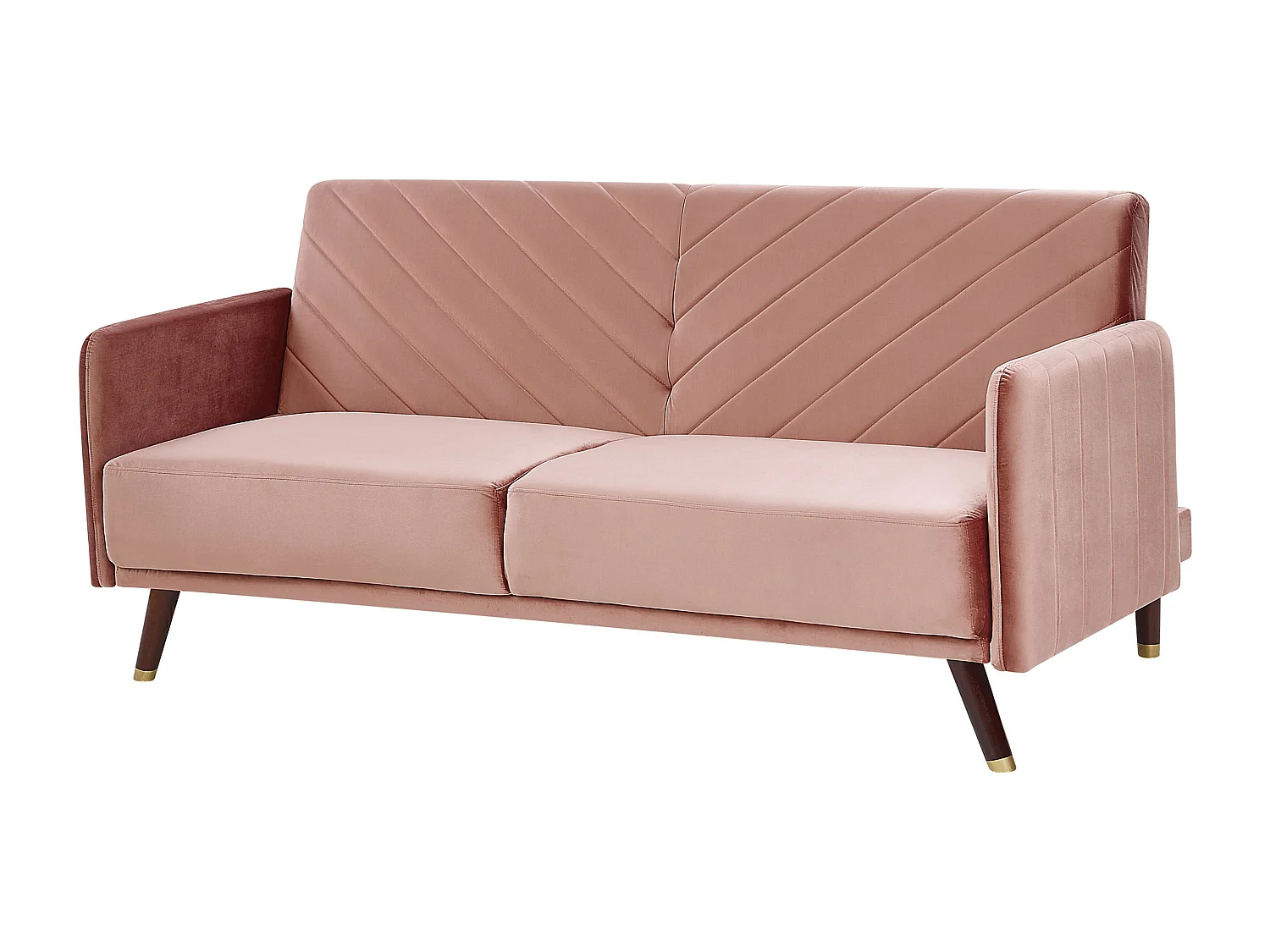 Canapé-lit SENJA Rose Velours