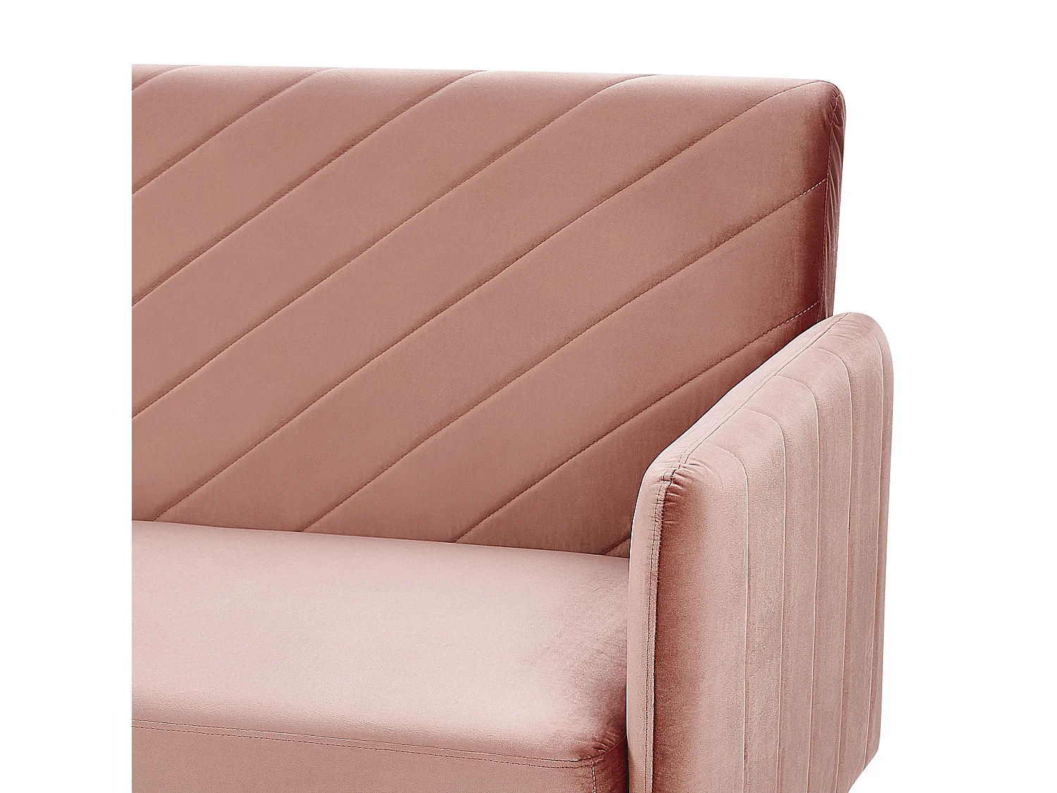 Canapé-lit SENJA Rose Velours