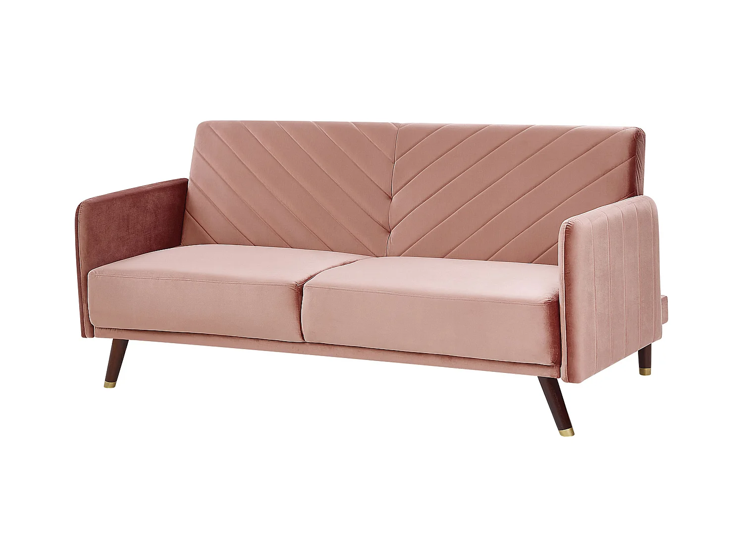 Canapé-lit SENJA Rose Velours