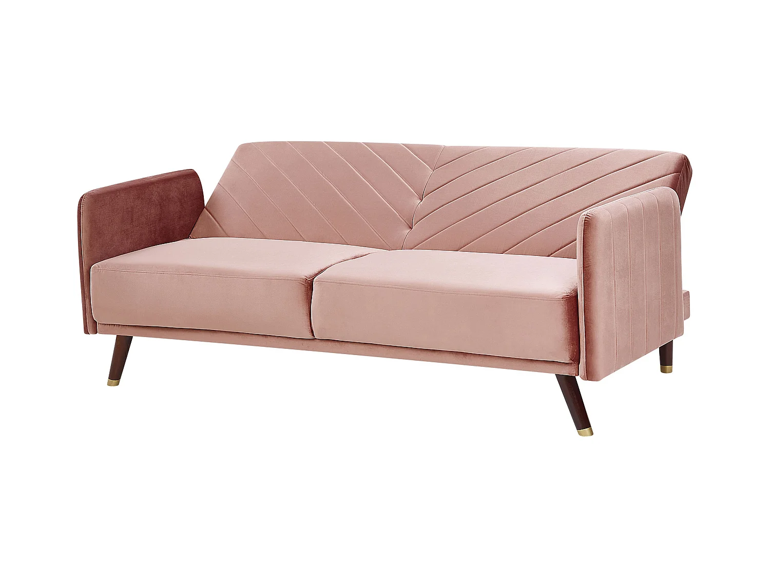 Canapé-lit SENJA Rose Velours