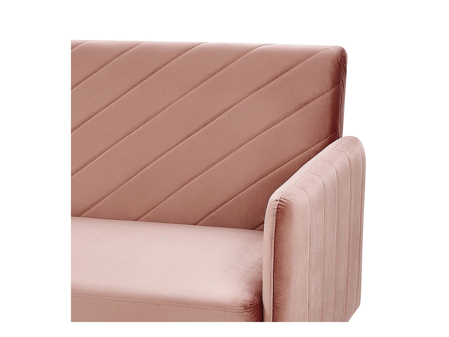 Canapé-lit SENJA Rose Velours