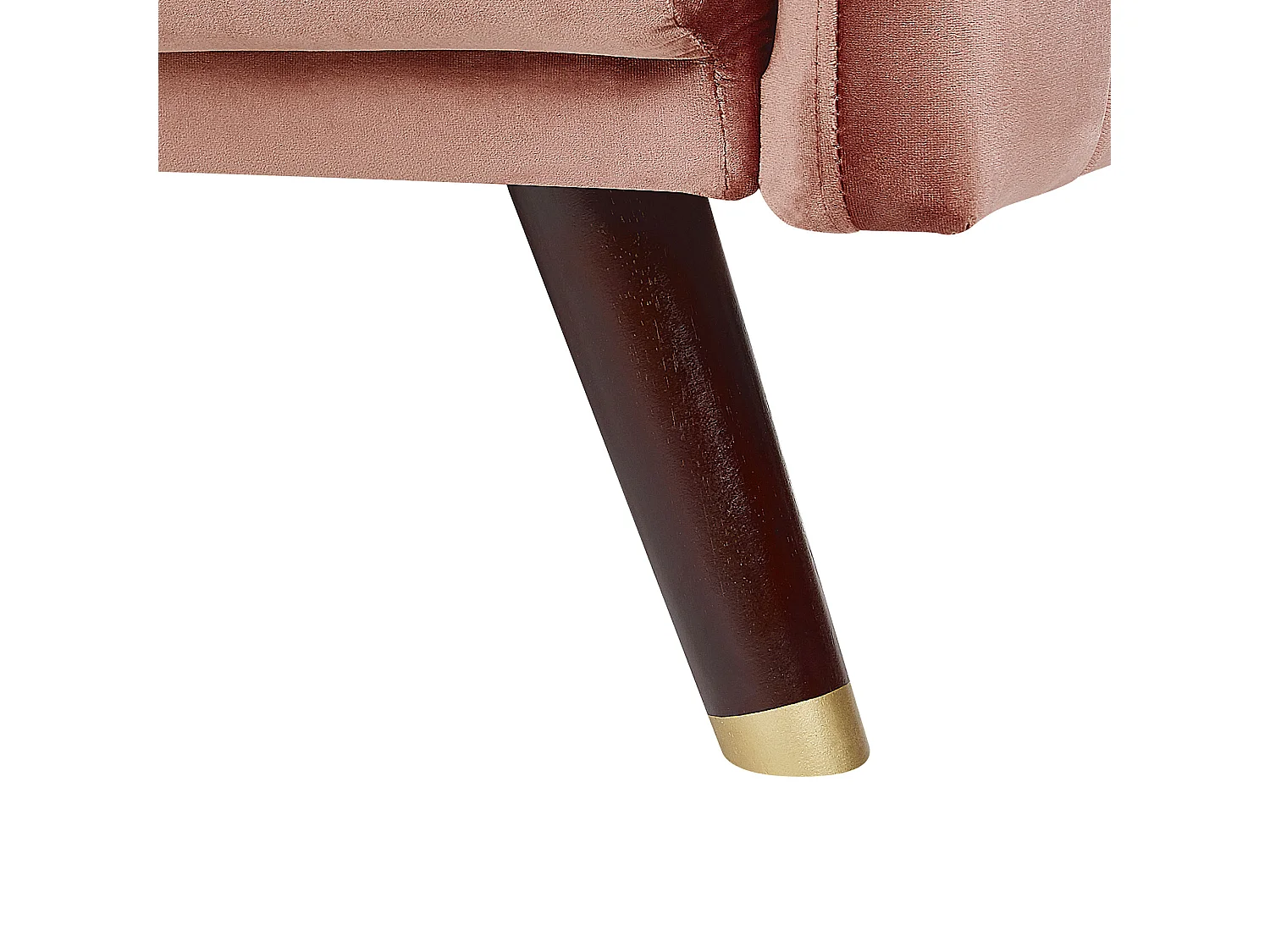 Canapé-lit SENJA Rose Velours