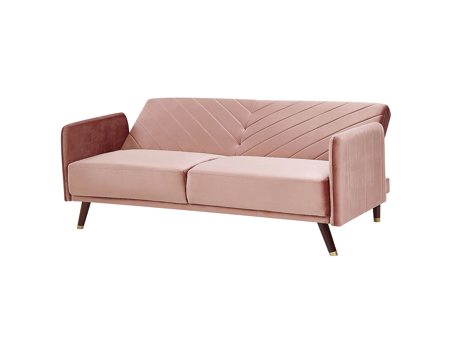 Canapé-lit SENJA Rose Velours