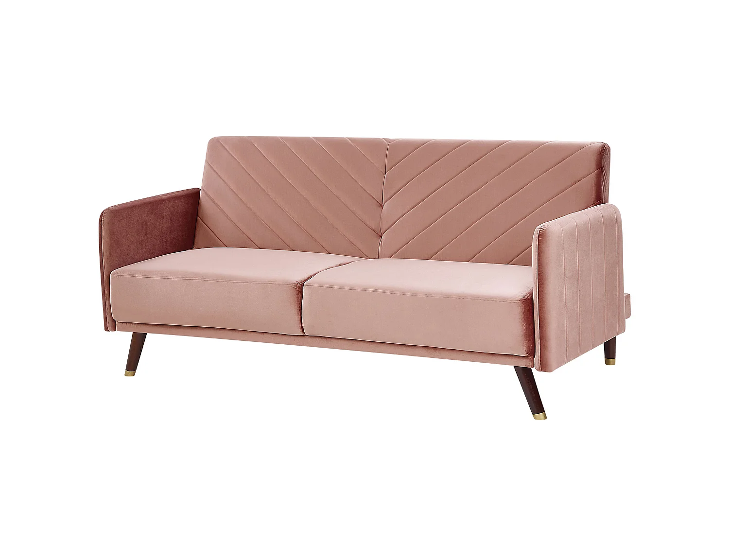 Canapé-lit SENJA Rose Velours