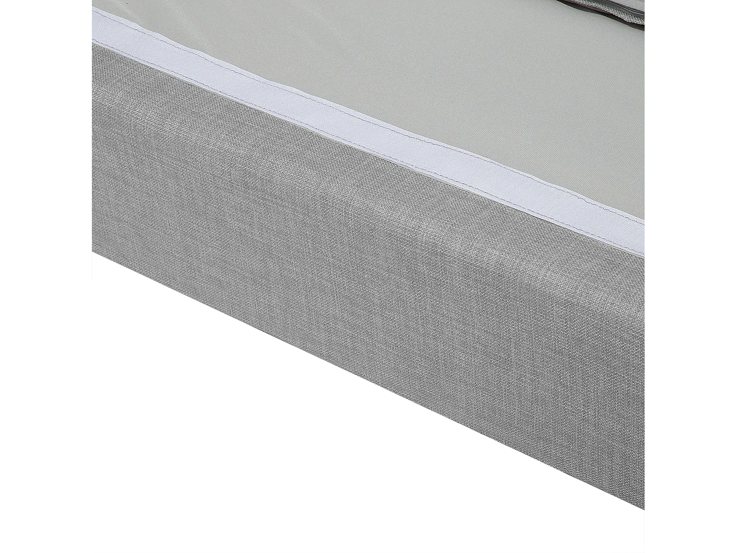 Narożnik ELVENES Jasnoszary dla 3 osób Lewostronny